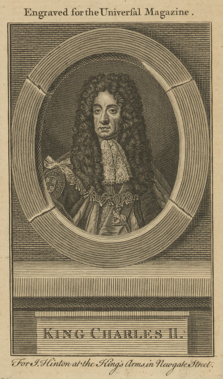 Charles II, king of England.