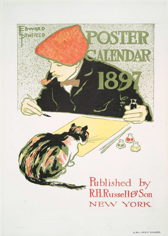 Posters Calendar 1897, Published by R.H.Russell & Son New York