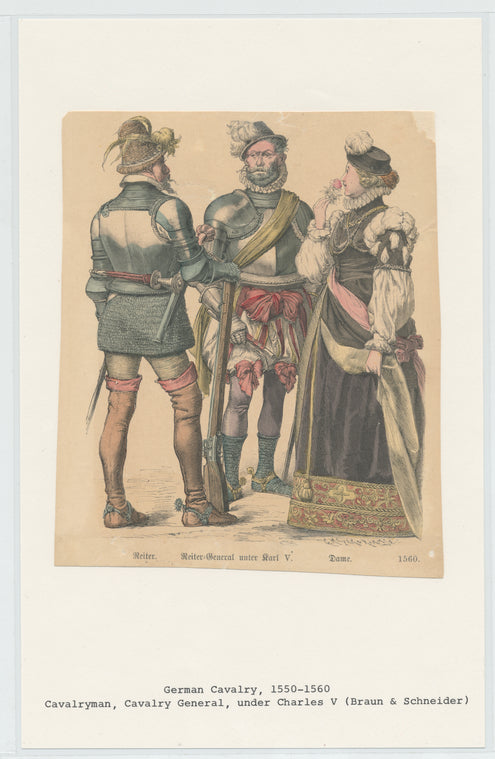 Reiter, Reiter-General unter Karl V, Dame. 1560