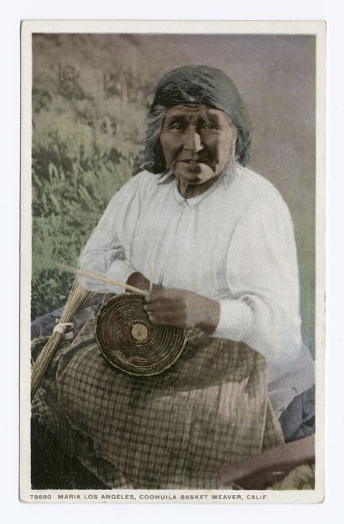 Maria, Coohuila [Cahuilla] Basket Weaver, California