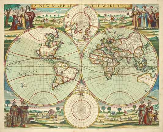 A new mapp of the world.