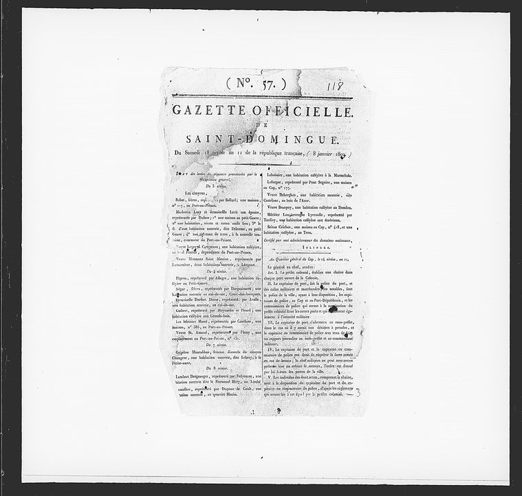 Gazette officielle de St. Domingue