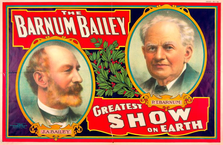 The Barnum Bailey greatest show on earth