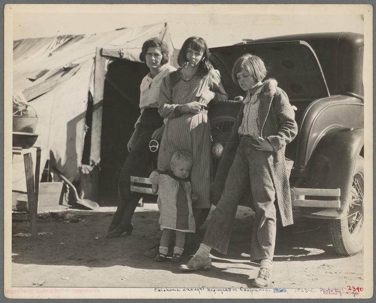 Drought refugees. California