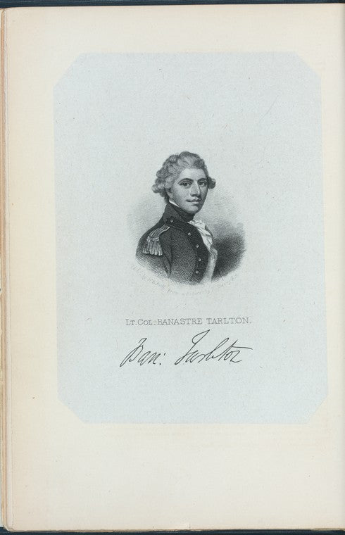 Lt. Col. Banastre Tarlton [sic]