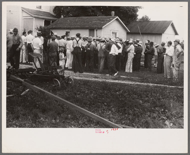 Public auction in central Ohio