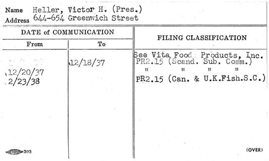 Heller, Victor H. (Pres.)