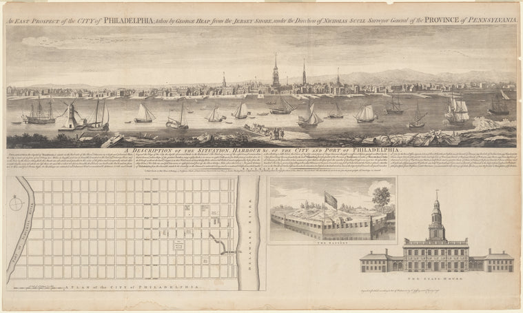 An east prospect of the city of Philadelphia