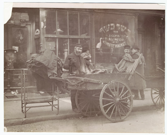 Street peddler on the Lower East Side, New York City