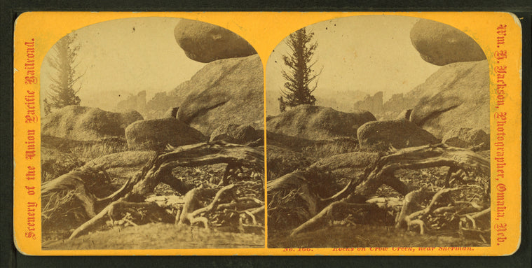 Rocks on Crow Creek, near Sherman.