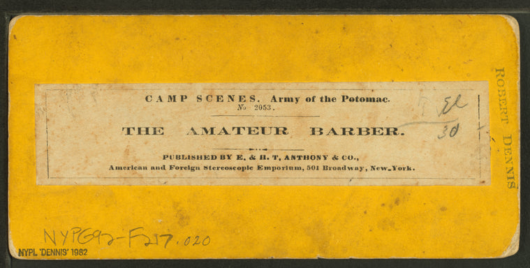The amateur barber.