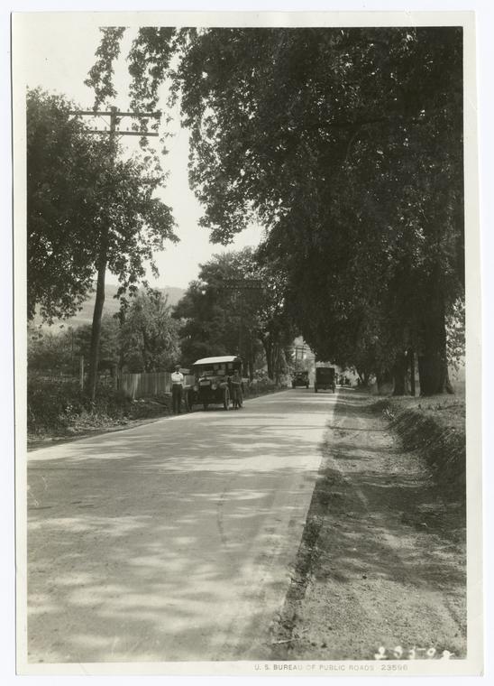 A concrete road in Pennsylvania.