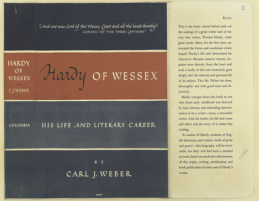 Hardy of Wessex : his life and literary career