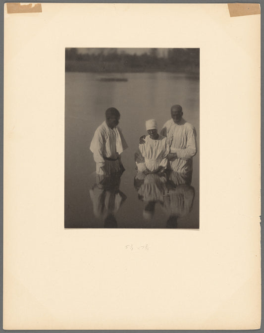 Baptism in community of Gullah descendants in North Carolina