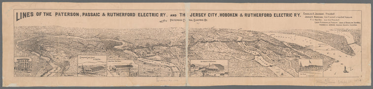 Lines of the Paterson, Passaic, & Rutherford Electric R'y and the Jersey City, Hoboken & Rutherford Electric R'y, and the Paterson Central Electric Ry.