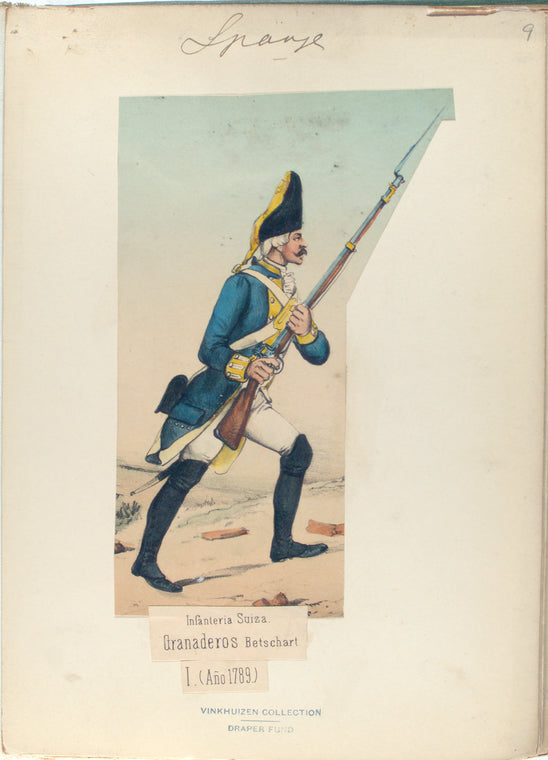 Infanteria Suiza. Granaderos Betschart. (Año 1789)