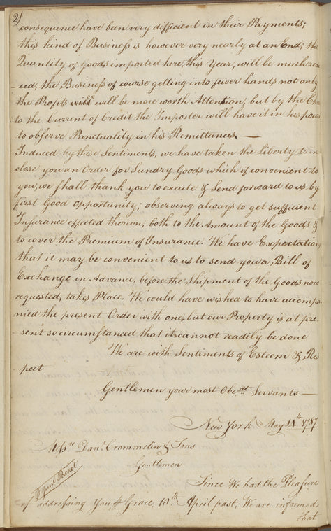 Lewis Ogden letterbook