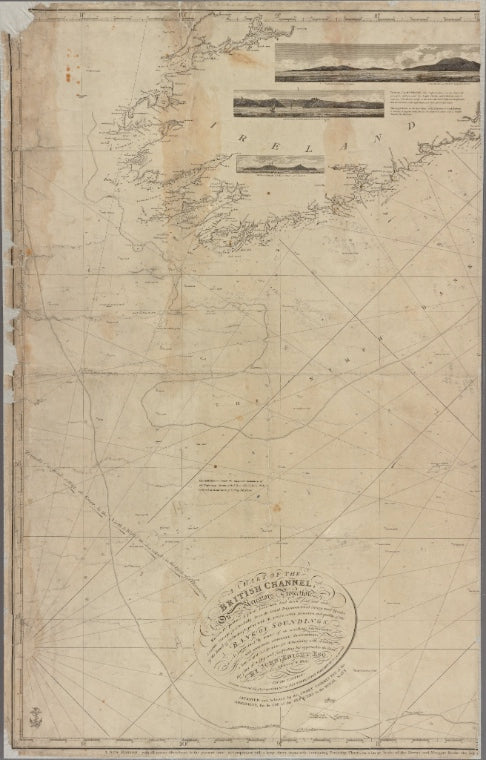 A chart of the British Channel, on Mercator's Projection ...