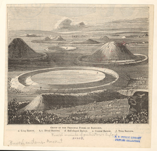 Group of the principal forms of barrows