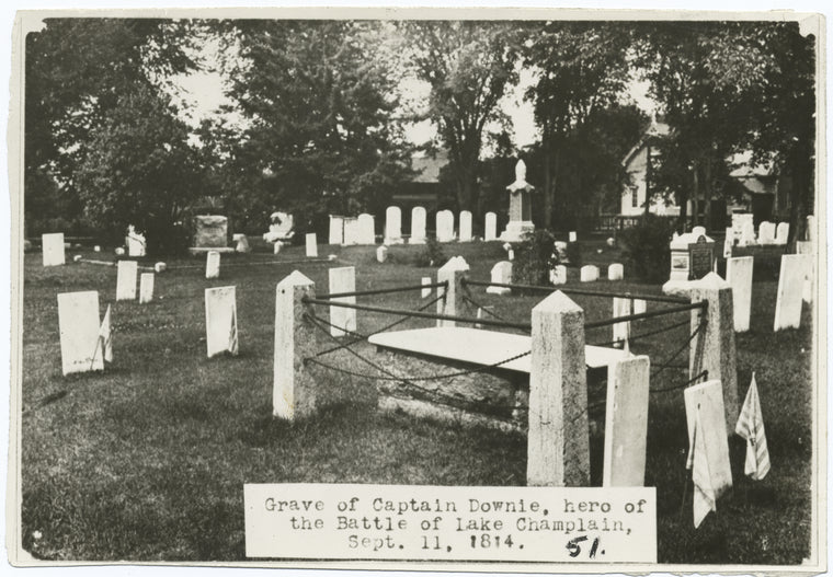 Grave of Captain Downie at Plattsburg.