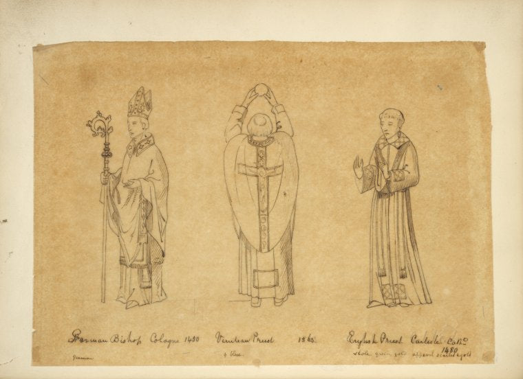 German Bishop Cologne, 1450; Venetian priest, 1563; English priest Carlisle Cath., 1480