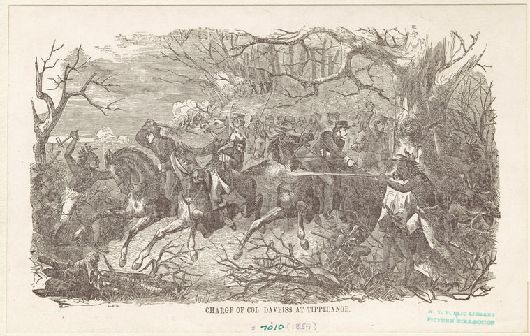 Charge of Col. Daveiss at Tippecanoe