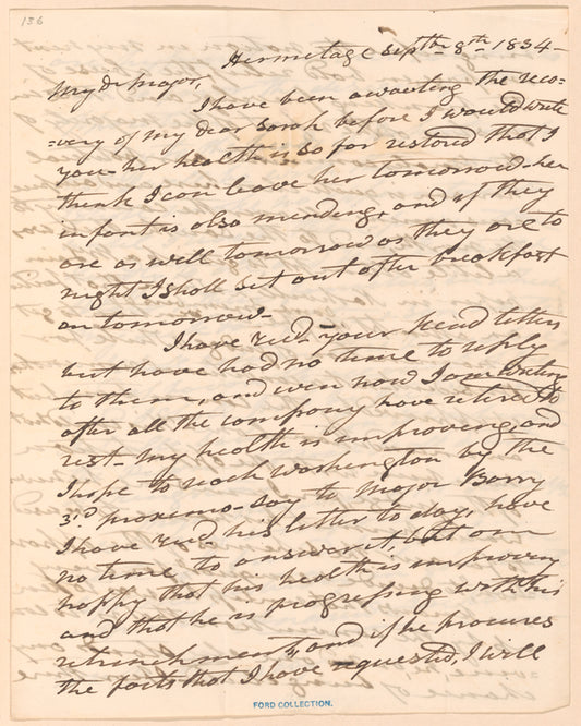 Andrew Jackson to William B. Lewis