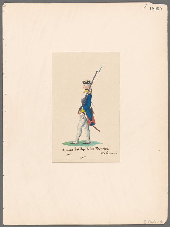 Braunschw. Regt Prinz Friedrich. 1778