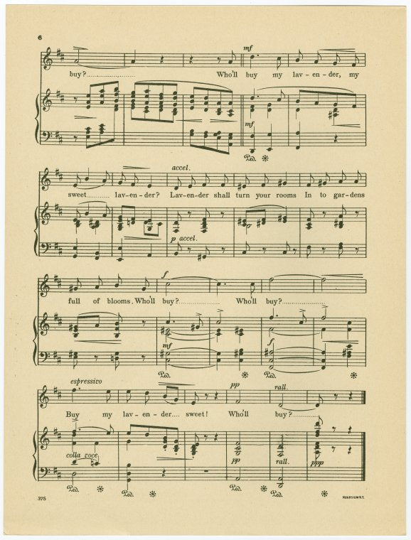 Who'll buy my lavender