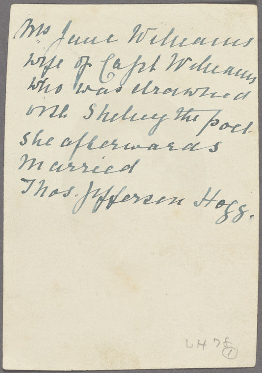 Photographic portrait of Jane Williams Hogg