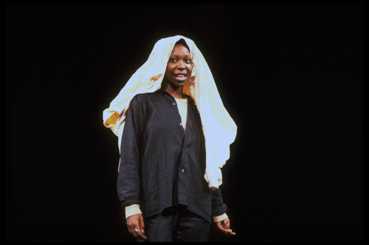 Actress Whoopi Goldberg in a scene from her one-woman Broadway show "Whoopi Goldberg." (New York)