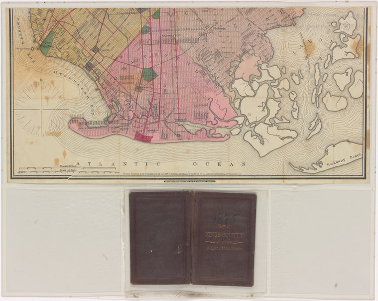 Map of Kings County: showing the avenues, streets, basins, bulkhead lines, railways &c. of the county towns (as laid out by the Town Survey Commission) in connection with those of Brooklyn