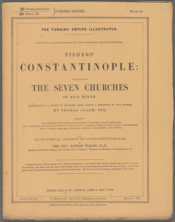 Constantinople and the scenery of the Seven Churches of Asia Minor illustrated