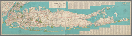 Hagstrom's map of Long Island New York