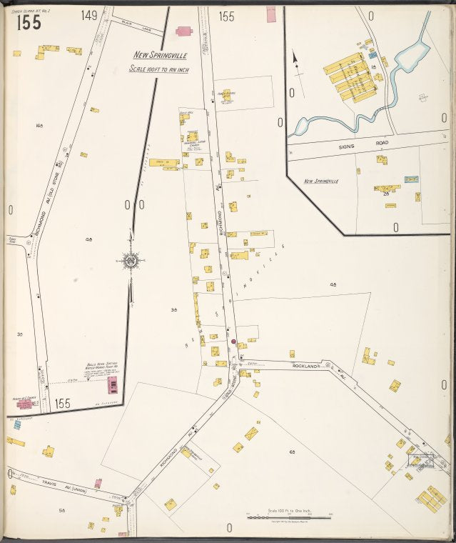 Staten Island, V. 2, Plate No. 155 [Map bounded by Richmond Ave., Travs Ave..]