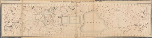 Map Showing the Original Topography of the Site of the Central Park with a Diagram of the Roads and Walks now under construction. January 1859