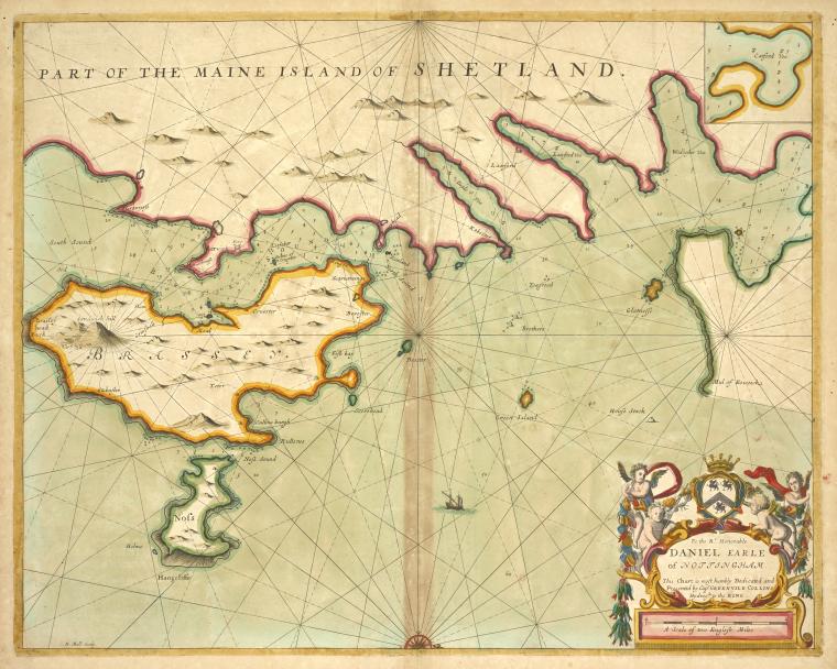 Part of the Maine Island of Shetland.