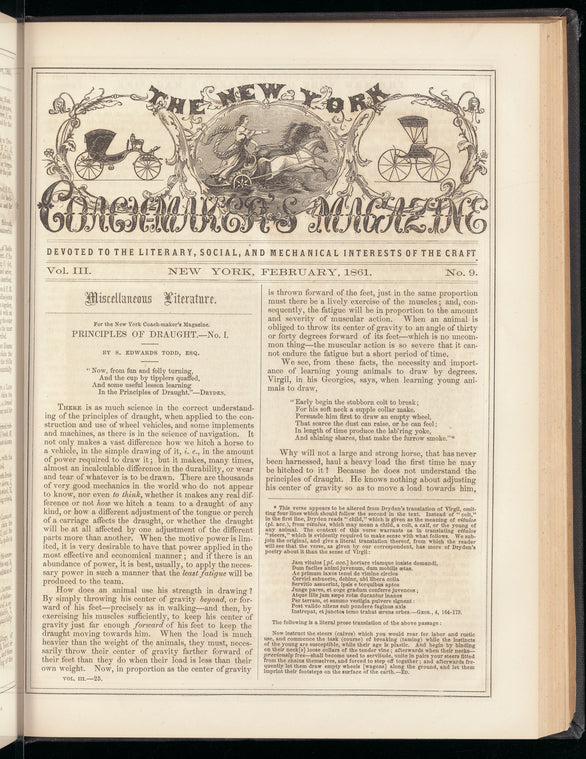 The New York coach-maker's magazine