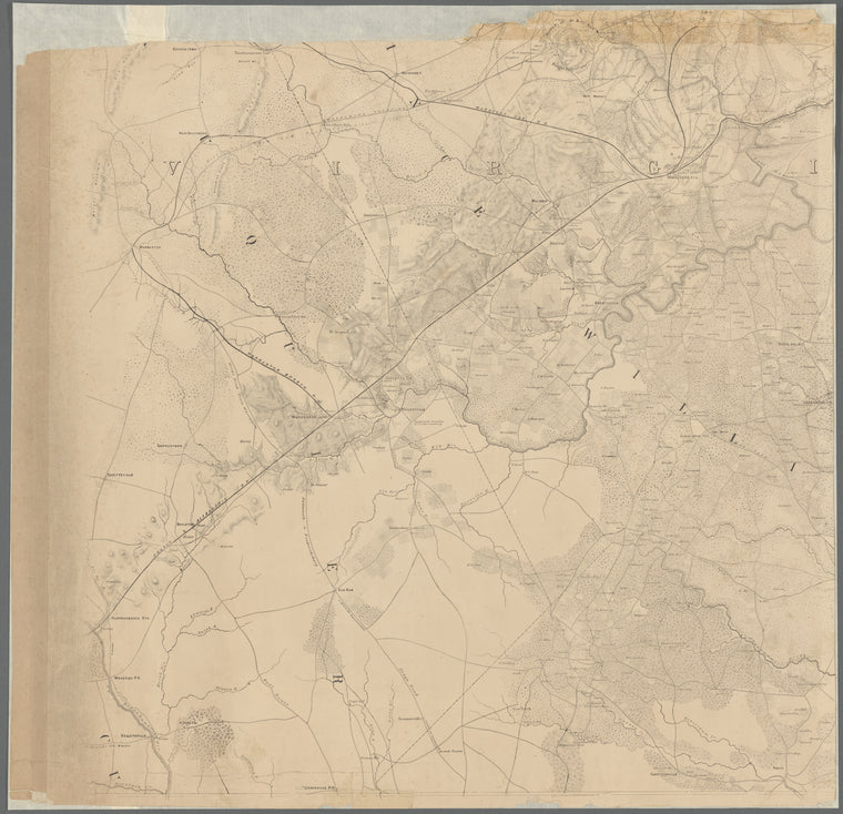 Map of n. eastern Virginia and vicinity of Washington