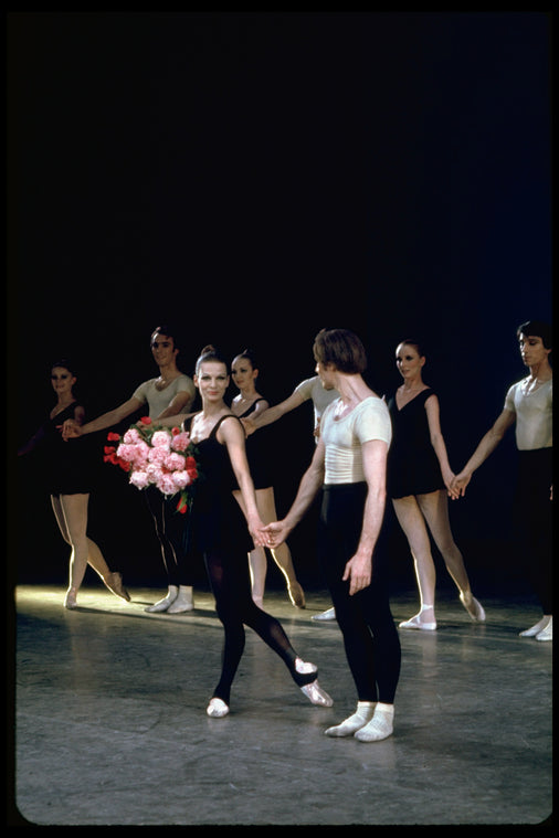 New York City Ballet production of "Violin Concerto" with Jean-Pierre Bonnefous and Karin von Aroldingen, choreography by George Balanchine (New York)