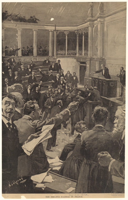 The Dreyfus scandal in France