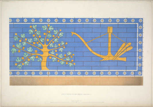 6e. et 7e. détails du mur émaillé. (Harem porte Z.)