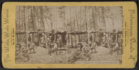 Deer Hunters' Camp, Adirondacks.