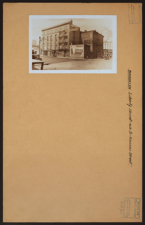 Brooklyn: Liberty Street - Nassau Street