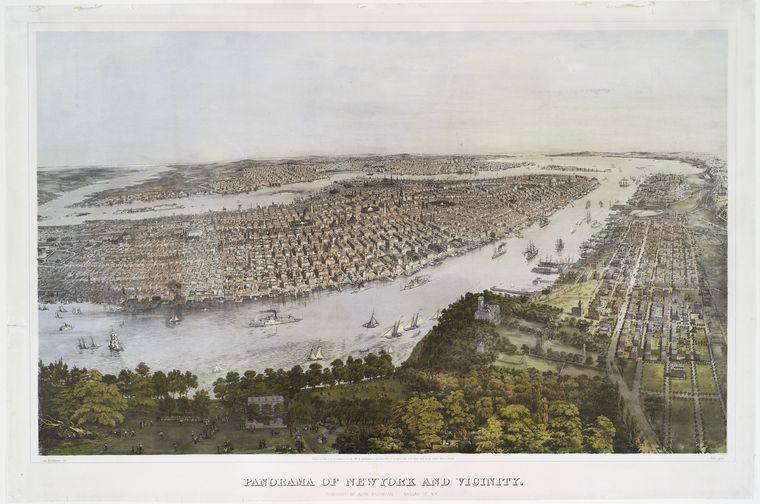 Panorama of New York and vicinity.