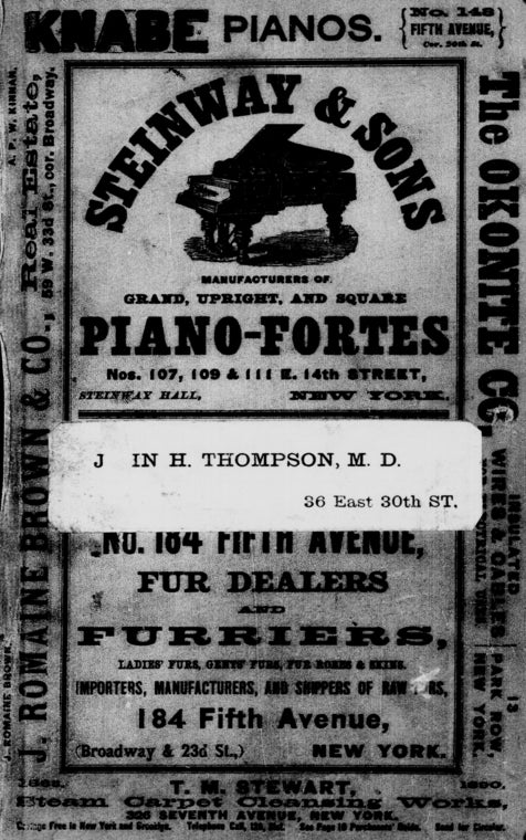 New York City directory: for the year ending May 1, 1891