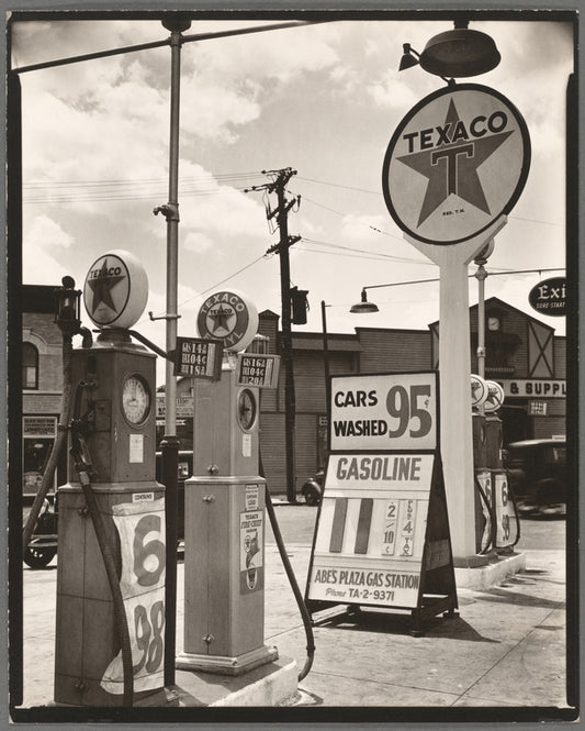 Gasoline station, Tremont Avenue and Dock Street