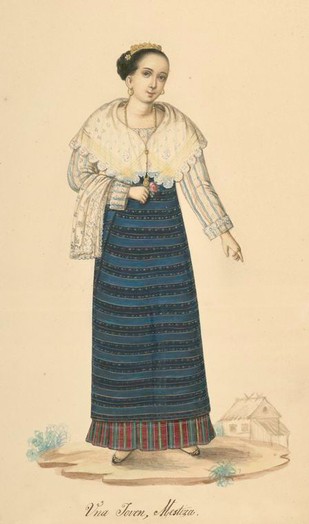 Una joven, mestiza