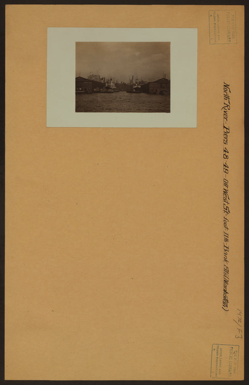 North (Hudson) River - Piers 48-49.