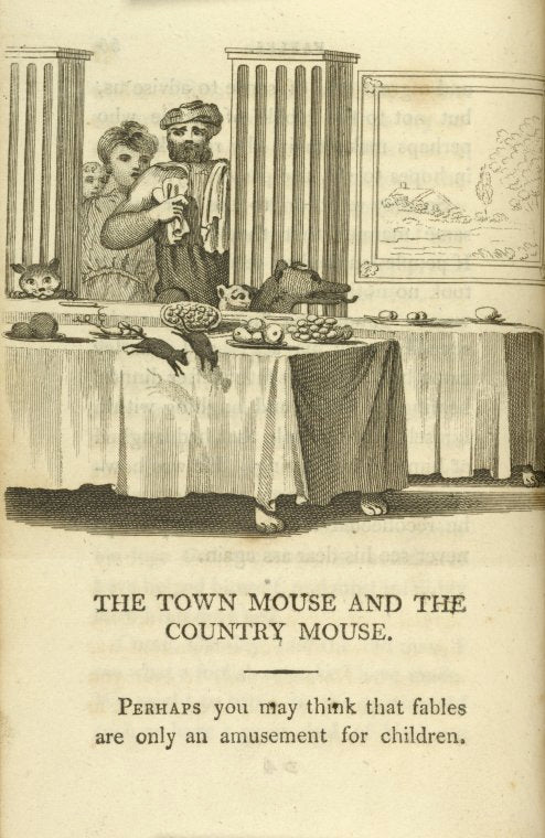 The town mouse and the country mouse